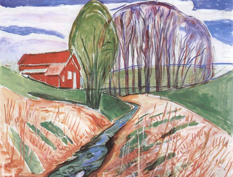 Edvard Munch Spring oil painting picture